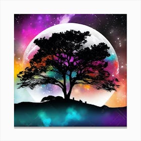 Tree In The Sky 16 Canvas Print