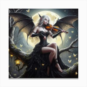 Devil Violinist Canvas Print