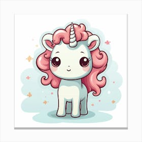 Cute Unicorn 770 Canvas Print