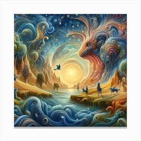 Symbiosis 8 Canvas Print