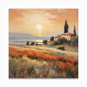 Lyrical Landscape Tapestry Canvas Print