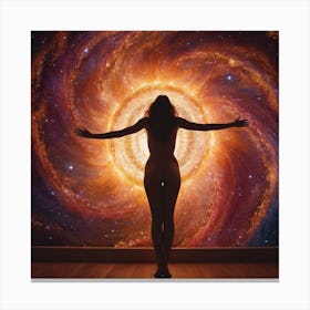 Nebula Goddess Canvas Print