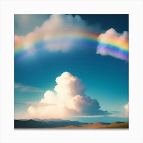 Rainbow In The Sky Canvas Print