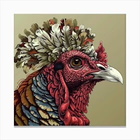 Turkey Head 1 Canvas Print