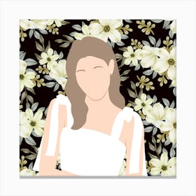 Flower Girl Poses (18) Canvas Print