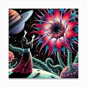 Flower Of The Universe Canvas Print