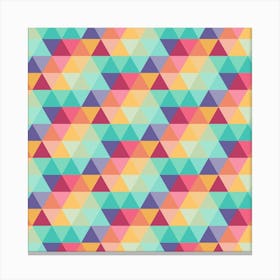 Retro Rainbow Pattern 08 Canvas Print