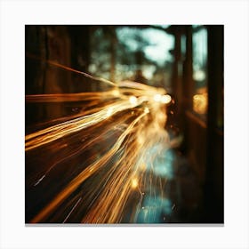 Blurred Light Canvas Print