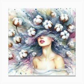 Cotton Girl 3 Canvas Print