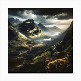 Mountains And Glens Canvas Print