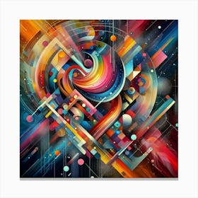 Abstract Painting Canvas Print