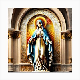 Virgin Mary 8 Canvas Print