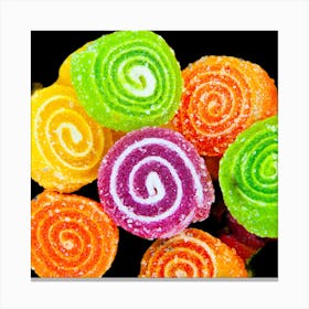 Colorful Lollipops 1 Canvas Print