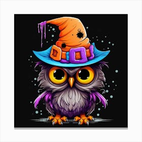 Halloween Owl 15 Canvas Print