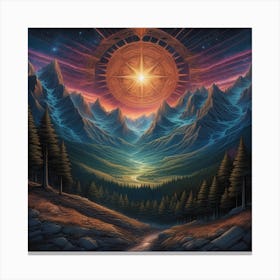 Starry Sky 3 Canvas Print