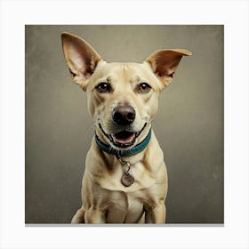 Portrait Of A Dog 6 Canvas Print