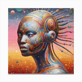 Futuristic Woman 17 Canvas Print