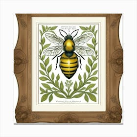 Bee Print 2 Canvas Print