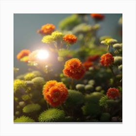 Flowers In Bloom Canvas Print