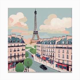 Paris Eiffel Tower Canvas Print