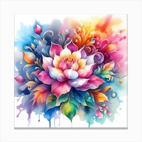 Lotus Flower 10 Canvas Print