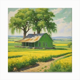 "Agricultural Tranquility" Canvas Print