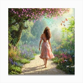 Cinderella Garden Canvas Print