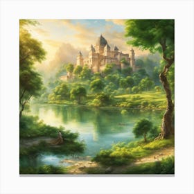 Fairytale Castle Canvas Print