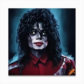 Craiyon 150617 Michael Jackson Thriller Canvas Print
