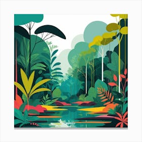 Tropical Jungle Canvas Print