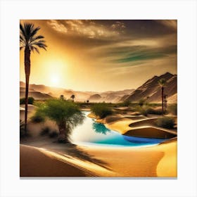 Desert Landscape 12 Canvas Print