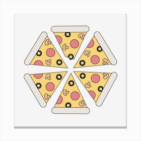 Pizza Slice Food Italian 1 Canvas Print