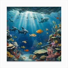 Under The Sea Canvas Print