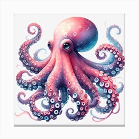 Octopus 4 Canvas Print