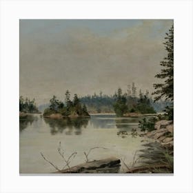 View Of A Lake 1 Canvas Print