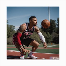 Damian Lillard AI Canvas Print