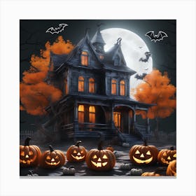 Haunted House 13 Canvas Print