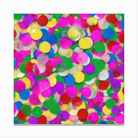 Confetti Confetti Canvas Print