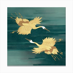 Cranes Flying Toile