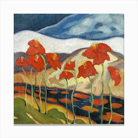 Landscape With Flowers (Nirvana) (1930) By Zolo Palugyay Canvas Print