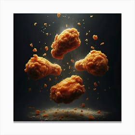 Fried Chicken Canvas Print