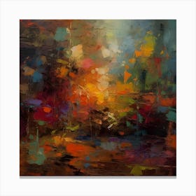 Abstract Landscape Painting Canvas Print