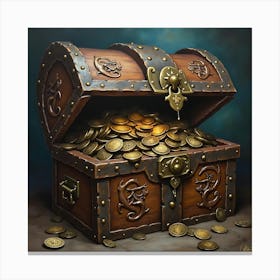 Old Chest Canvas Print