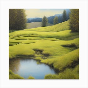 Green Hillsides Canvas Print