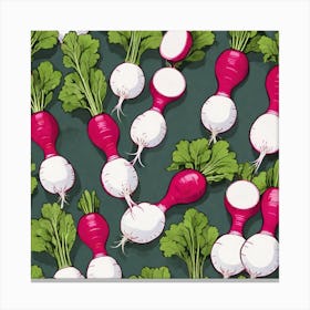 Radishes 26 Canvas Print