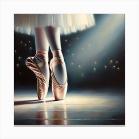 Ballet Shoes Canvas Print