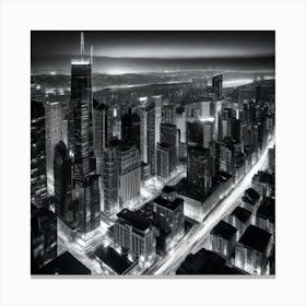 Chicago Skyline 1 Canvas Print