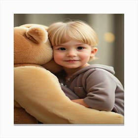 Teddy Bear Hug Canvas Print