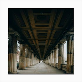 Pillars Stock Canvas Print