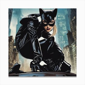 Catwoman Canvas Print